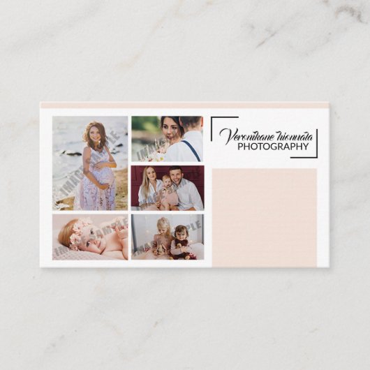 Visitekaartje fotografie (Voorkant)