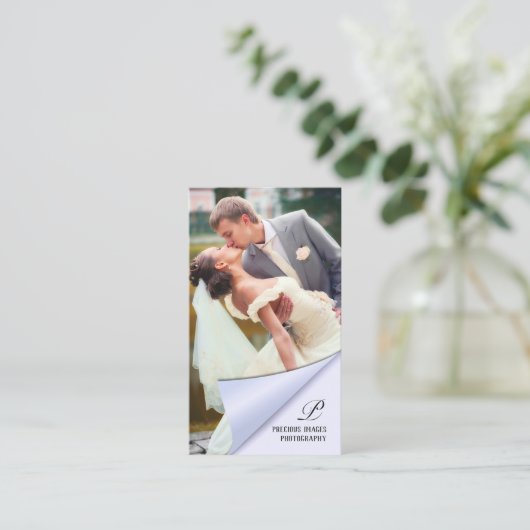 Visitekaartje fotografie (Staand voorkant)