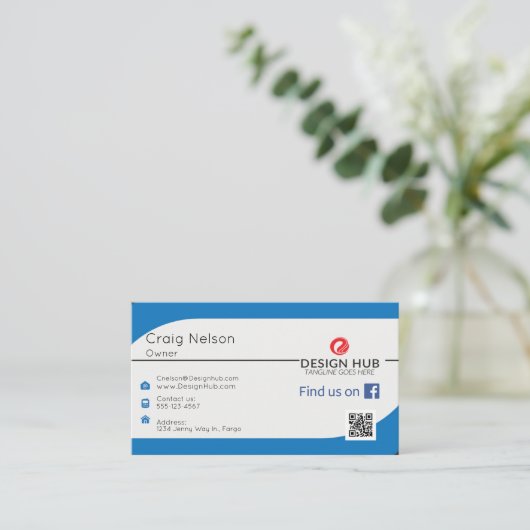 Visitekaartje fotografie (Staand voorkant)