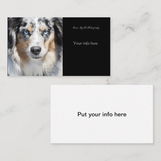 Visitekaartje  fotografie (Voorkant / Achterkant)