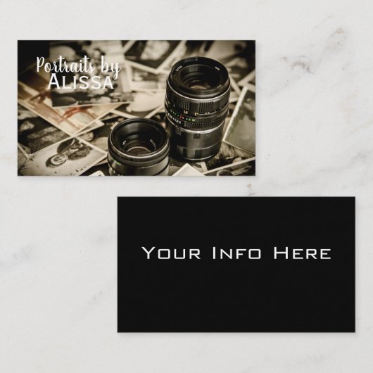 Visitekaartje fotografie (Voorkant / Achterkant)