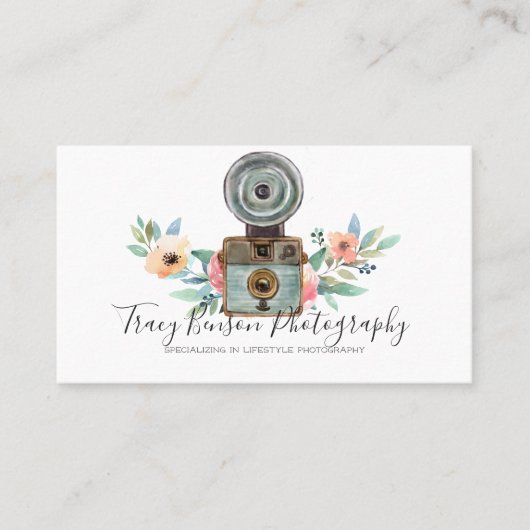 Visitekaartje fotografie (Voorkant)