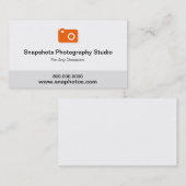 Visitekaartje fotografie camera (Voorkant / Achterkant)