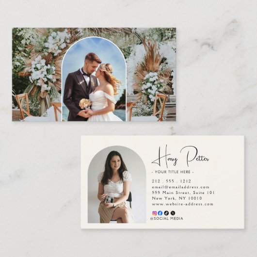 Visitekaartje Fotografie Professional (Voorkant / Achterkant)