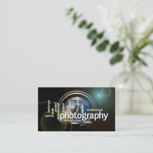 Visitekaartje/fotografie Visitekaartje (Staand voorkant)