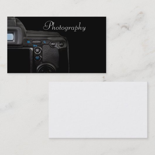 visitekaartje/fotografie visitekaartje (Voorkant / Achterkant)