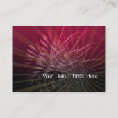 Visitekaartje fractaliata (Achterkant)