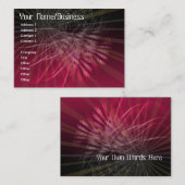 Visitekaartje fractaliata (Voorkant / Achterkant)