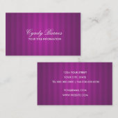 Visitekaartje frambozenstreep (Voorkant / Achterkant)