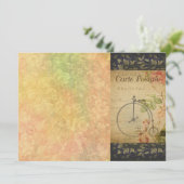 Visitekaartje Frans Briefkaart (Staand voorkant)