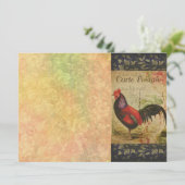 Visitekaartje Frans Briefkaart (Staand voorkant)