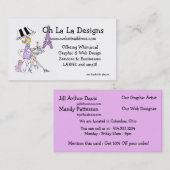 visitekaartje : Franse Cafe (Voorkant / Achterkant)