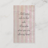 Visitekaartje Franse Teacups (Achterkant)