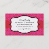 VISITEKAARTJE:: funky damask 5L Visitekaartje (Achterkant)