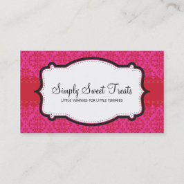 VISITEKAARTJE:: funky damask 5L Visitekaartje