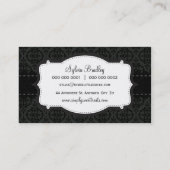 VISITEKAARTJE :: funky damast 10L (Achterkant)