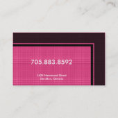 Visitekaartje fysiotherapeut - Monogram (Achterkant)