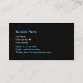 Visitekaartje gasfitter-servicetechnicus (Achterkant)