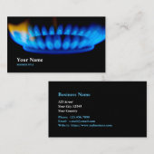 Visitekaartje gasfitter-servicetechnicus (Voorkant / Achterkant)