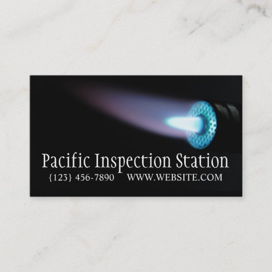 Visitekaartje gasinspectie (Voorkant)