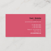 VISITEKAARTJE: geblokkeerd monogram 7 Visitekaartje (Achterkant)