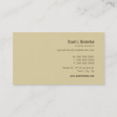 VISITEKAARTJE: geblokkeerd monogram 9 Visitekaartje (Achterkant)