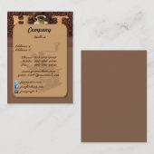 Visitekaartje gebrand koffie (Voorkant / Achterkant)