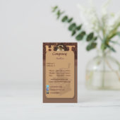 Visitekaartje gebrand koffie (Staand voorkant)