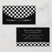 visitekaartje : Gecontroleerde D2 zwart-wit (Voorkant / Achterkant)