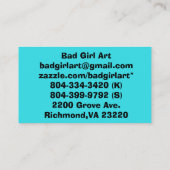 Visitekaartje-geef het uit om uw eigen infozaken t visitekaartje (Achterkant)