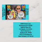 Visitekaartje-geef het uit om uw eigen infozaken t visitekaartje (Voorkant / Achterkant)