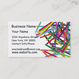 visitekaartje gekleurde pennen 2