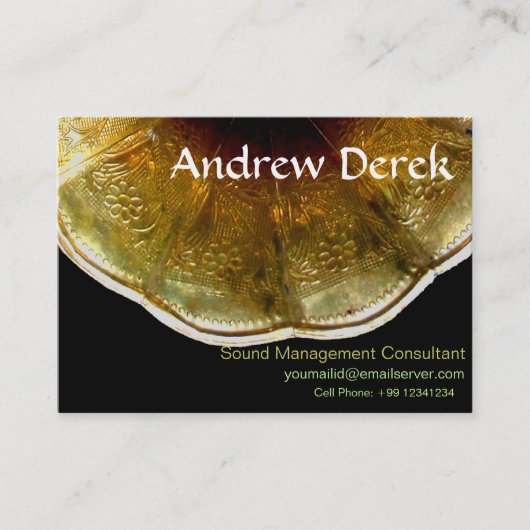 visitekaartje - Geluid en muziek (Voorkant)