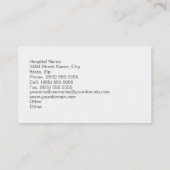 Visitekaartje Geneesmiddelen voor artsen (Achterkant)