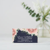 Visitekaartje geometrische tuin Roos Anemone Navy (Staand voorkant)