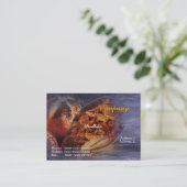 Visitekaartje gerookte worst (Staand voorkant)