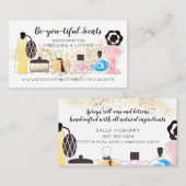 Visitekaartje geslepen flessen  (Voorkant / Achterkant)