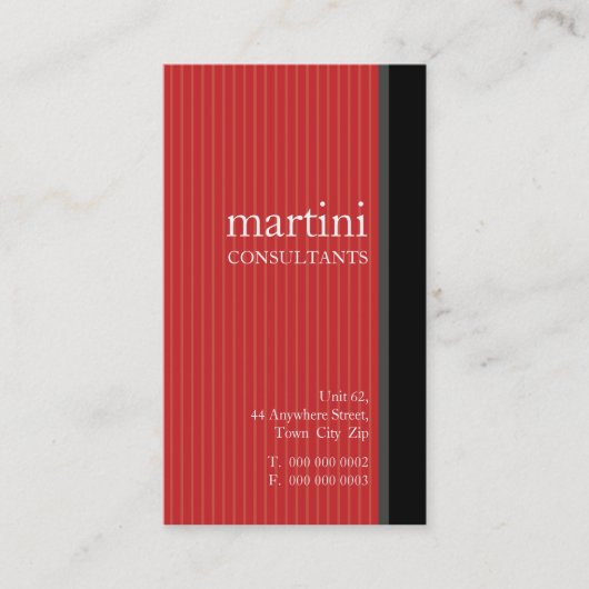 VISITEKAARTJE:: Gewoon strak 6 Visitekaartje (Voorkant)