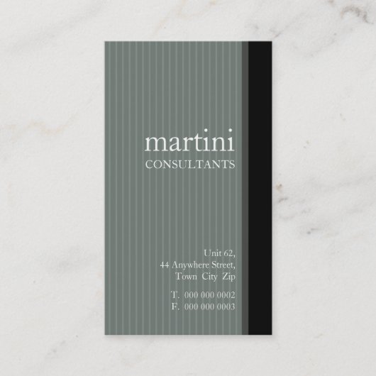 VISITEKAARTJE:: Gewoon strak 8 Visitekaartje (Voorkant)