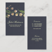 visitekaartje gezaaide bloemen (Voorkant / Achterkant)