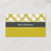 VISITEKAARTJE :: gingham pattern 10L (Achterkant)