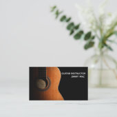 visitekaartje gitaarinstructeur (Staand voorkant)