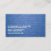 Visitekaartje Glam Chic Zebra (Achterkant)