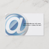 visitekaartje glanzend webpictogram (Achterkant)