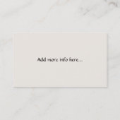 Visitekaartje Glas in lood Wisteria (Achterkant)