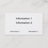 Visitekaartje glasbedrijf (Achterkant)