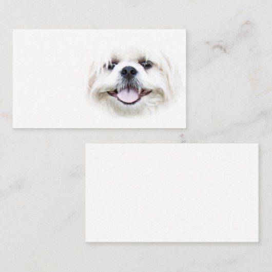 Visitekaartje glimlachen (Voorkant / Achterkant)