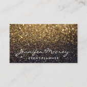 visitekaartje - Glitter Glamour Gold (Voorkant)