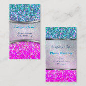 visitekaartje Glitter Grafische Achtergrond (Voorkant / Achterkant)
