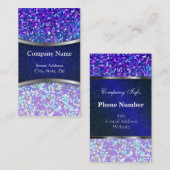 visitekaartje Glitter Grafische Achtergrond (Voorkant / Achterkant)